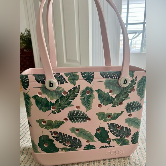 BOGG BAG Bags Bogg Limited Edition Palmtastic Pink And Green Palm